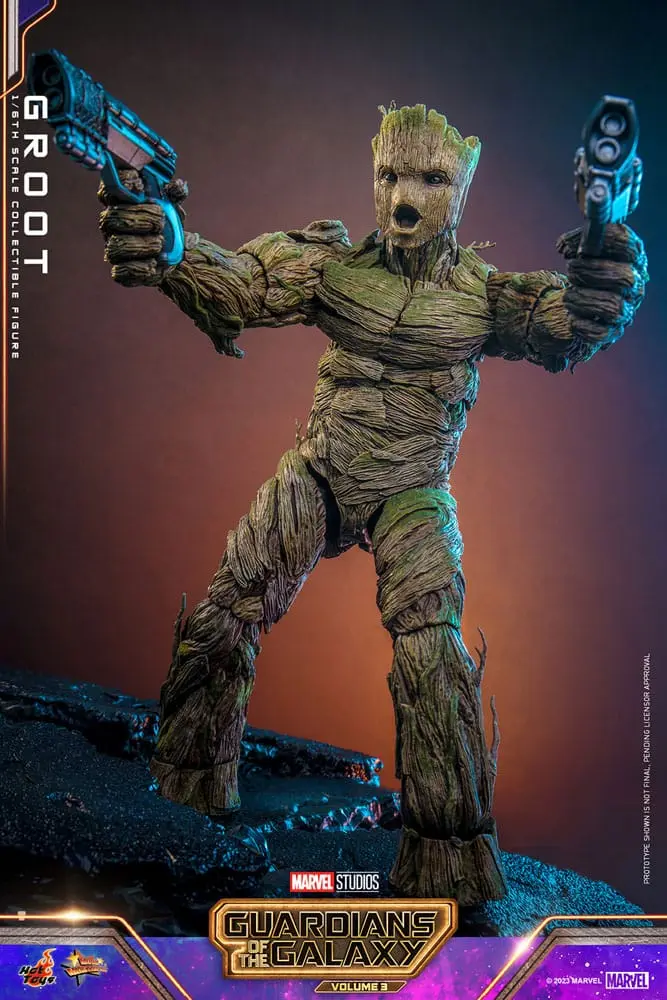 Guardians of the Galaxy Vol. 3 Movie Masterpiece akční figurka 1/6 Groot 32 cm fotografii produktu