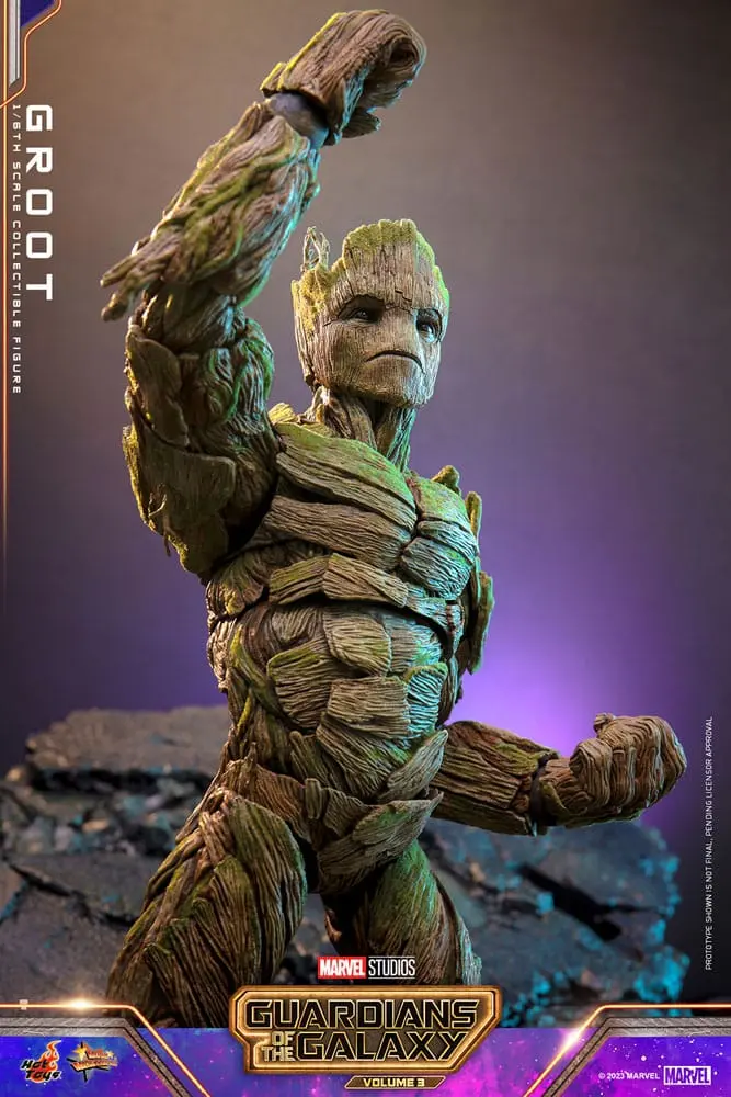 Guardians of the Galaxy Vol. 3 Movie Masterpiece akční figurka 1/6 Groot 32 cm fotografii produktu