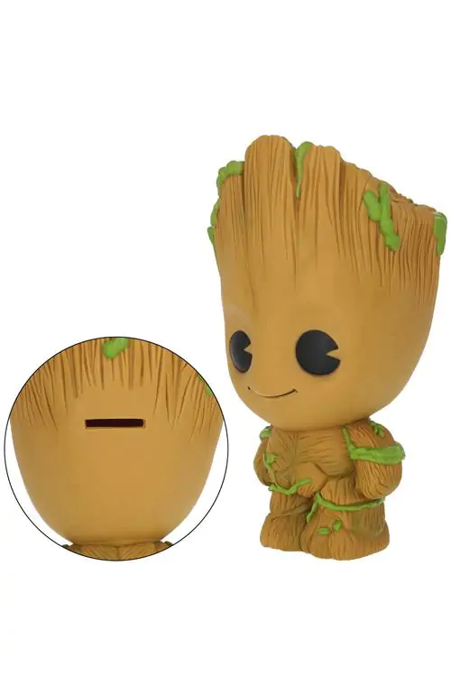 Guardians of the Galaxy Figural Bank Deluxe Box Set Groot - Figurální pokladnička, luxusní set v krabici fotografii produktu