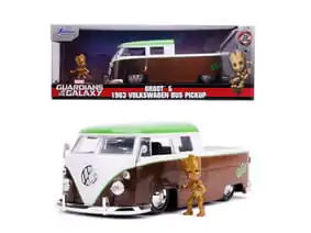Guardians of the Galaxy Diecast Model 1/24 1963 Bus Pickup Groot fotografii produktu