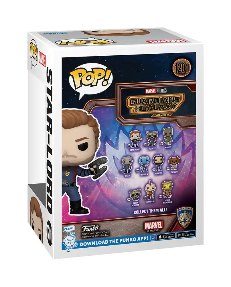 Guardians of the Galaxy Funko POP! Vinylová figurka Star-Lord(GW) Exkluzivní edice 9 cm fotografii produktu