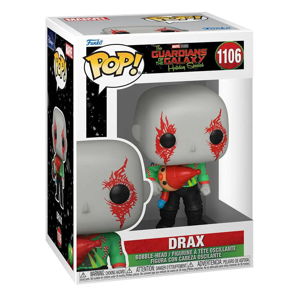 Guardians of the Galaxy Holiday Special POP! Heroes Vinylová figurka Drax 9 cm fotografii produktu