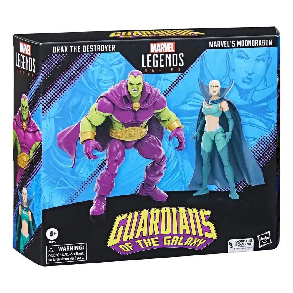 Guardians of the Galaxy Marvel Legends akční figurky 2-pack Drax the Destroyer & Marvel's Moondragon 15 cm fotografii produktu