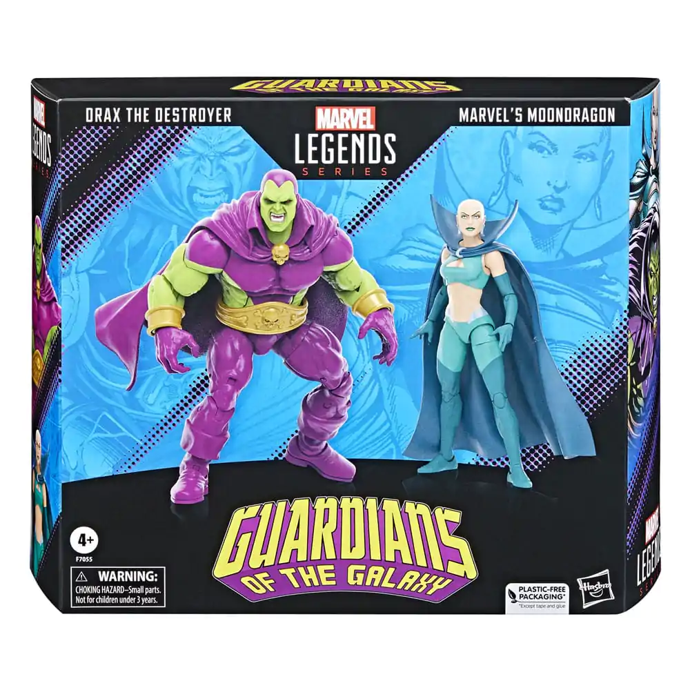 Guardians of the Galaxy Marvel Legends akční figurky 2-pack Drax the Destroyer & Marvel's Moondragon 15 cm fotografii produktu