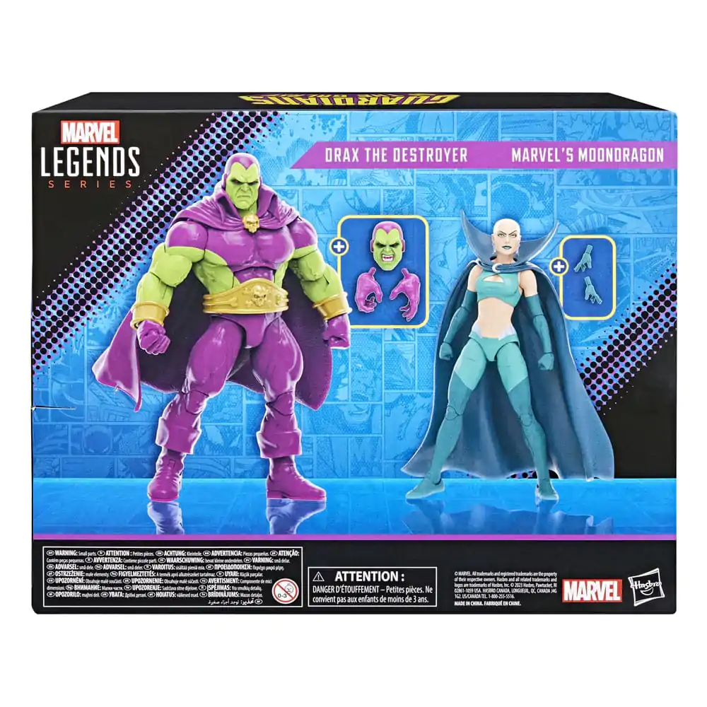 Guardians of the Galaxy Marvel Legends akční figurky 2-pack Drax the Destroyer & Marvel's Moondragon 15 cm fotografii produktu