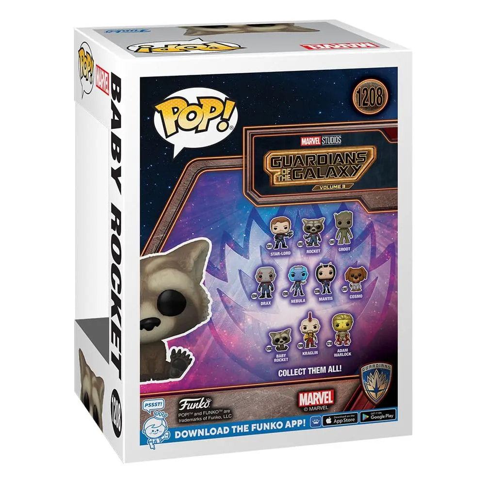 Guardians of the Galaxy Vol. 3 POP! Vinylová figurka Baby Rocket 9 cm fotografii produktu