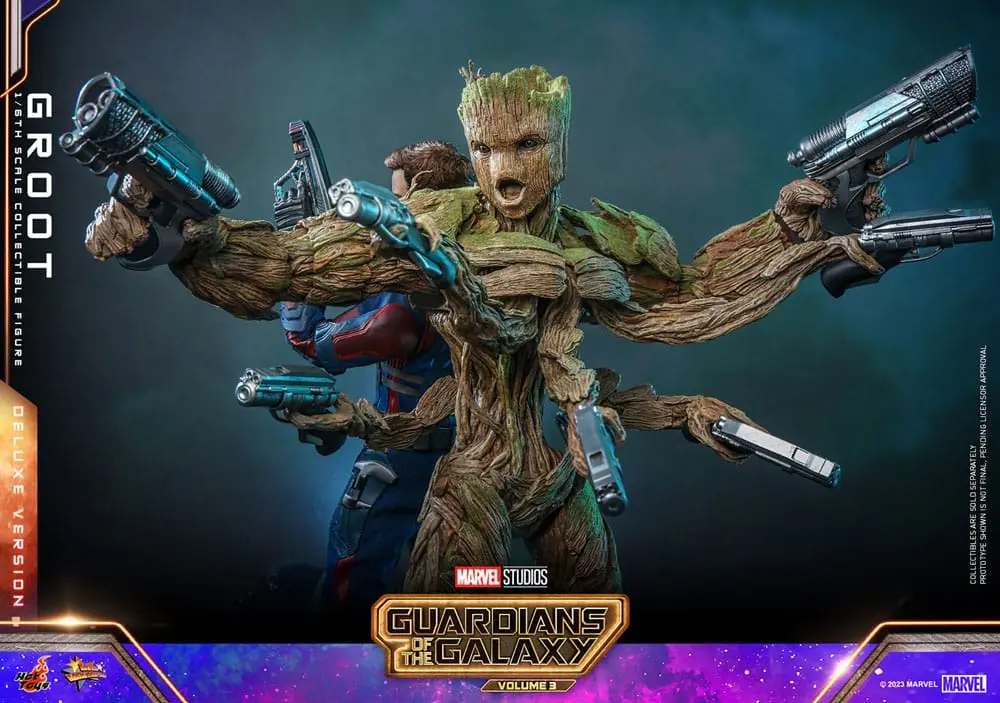 Guardians of the Galaxy Vol. 3 Movie Masterpiece Akční figurka 1/6 Groot (Deluxe verze) 32 cm fotografii produktu