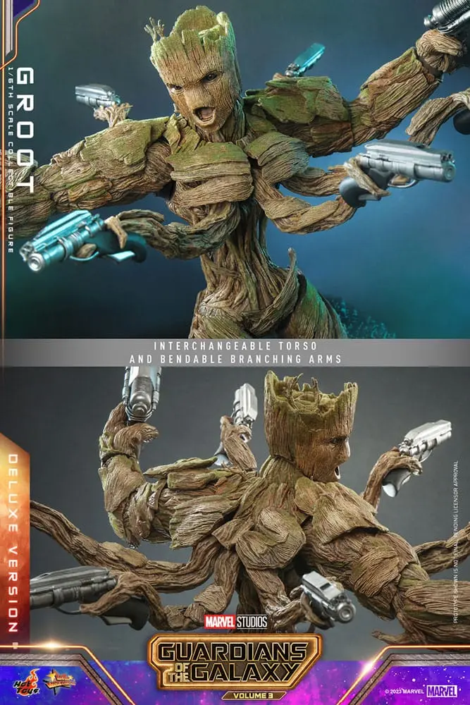 Guardians of the Galaxy Vol. 3 Movie Masterpiece Akční figurka 1/6 Groot (Deluxe verze) 32 cm fotografii produktu