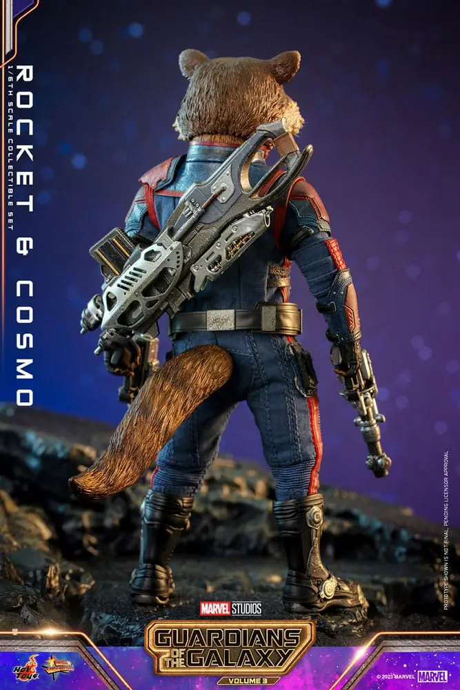 Guardians of the Galaxy Vol. 3 Movie Masterpiece Akční Figurky 1/6 Rocket & Cosmo 16 cm fotografii produktu