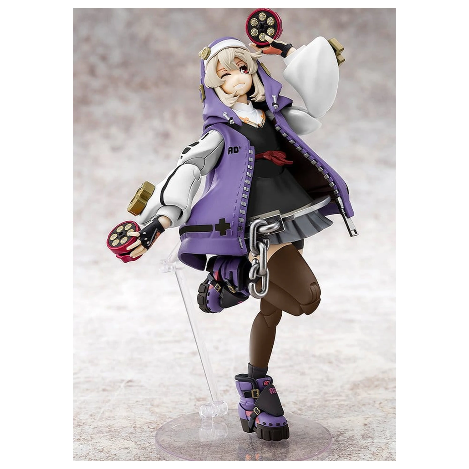 Guilty Gear Strive Plastic Model Kit Bridget Articulated Purple Color Ver. 14 cm fotografii produktu
