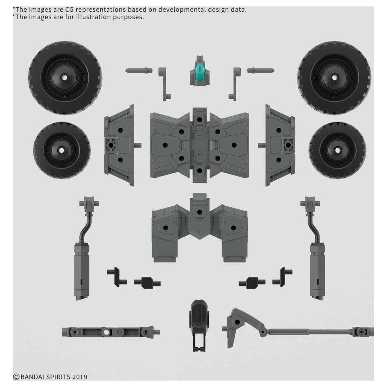 Gundam 30MM 1/144 Extended Armament Vozidlo B Model Stavebnice fotografii produktu