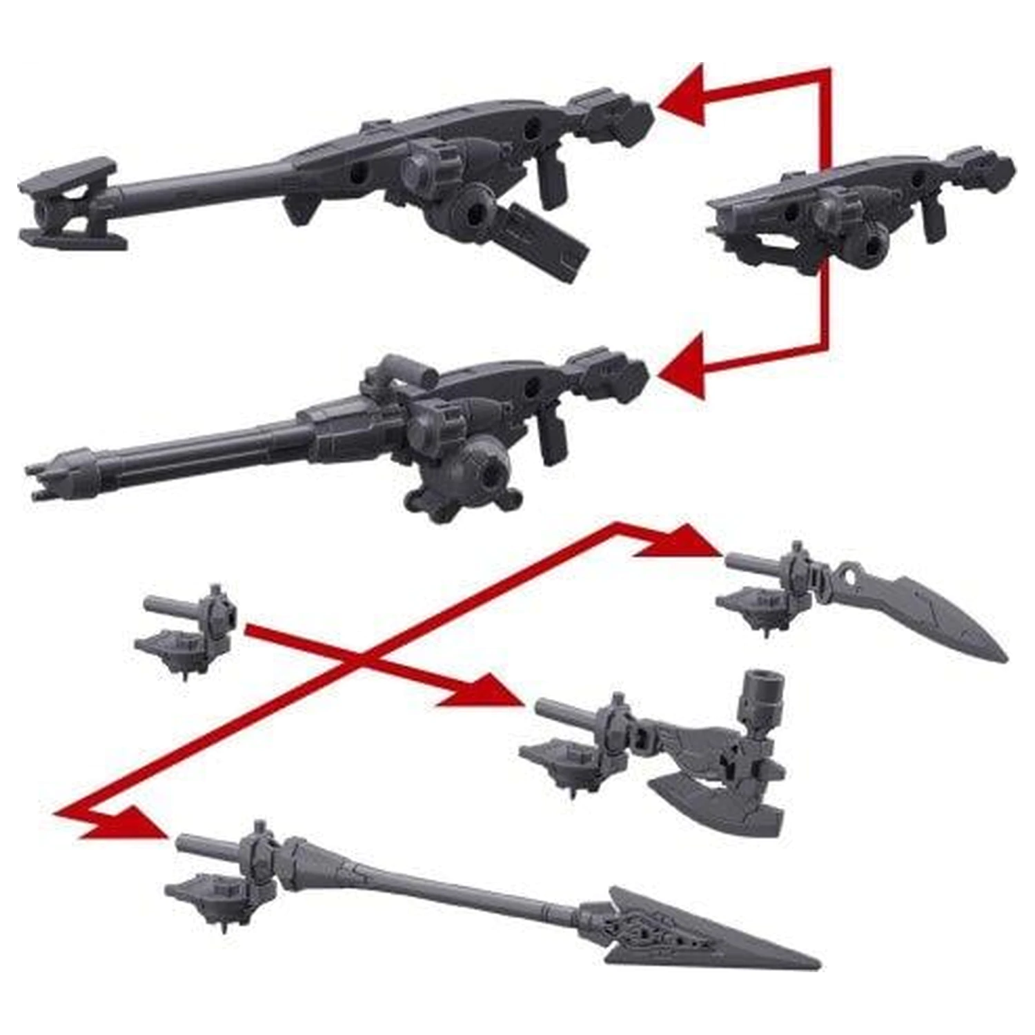 Gundam 30MM Volitelná zbraň 1 pro sadu detailů Portanova model kit fotografii produktu