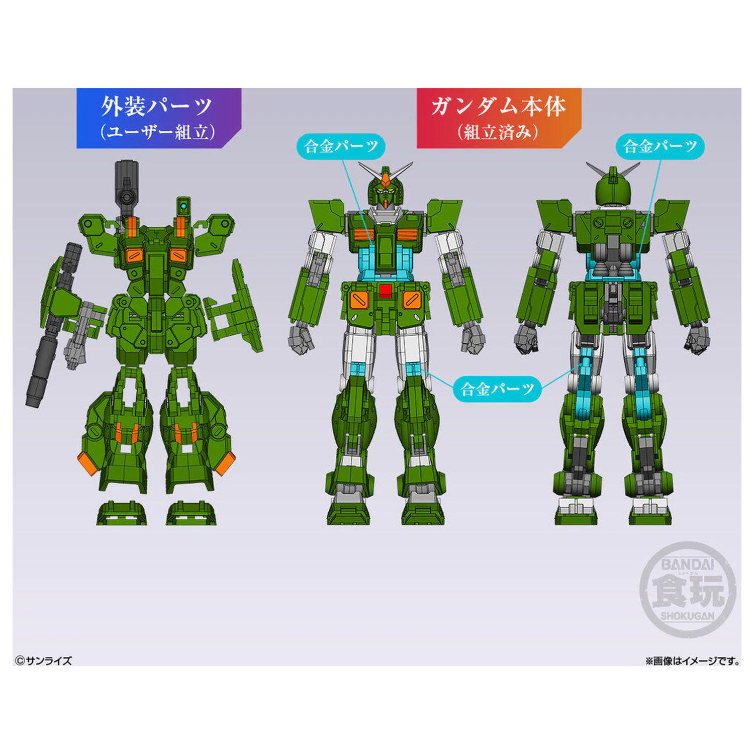 Gundam Artifact PRO Full Armor Gundam figurka 10 cm fotografii produktu