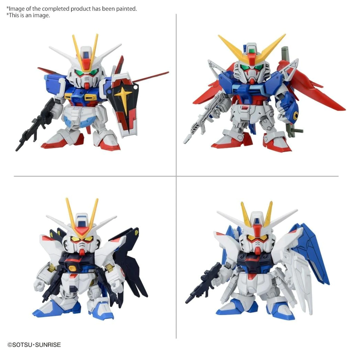 GUNDAM BB Senshi CE Battle of Destiny Set modelová stavebnice fotografii produktu