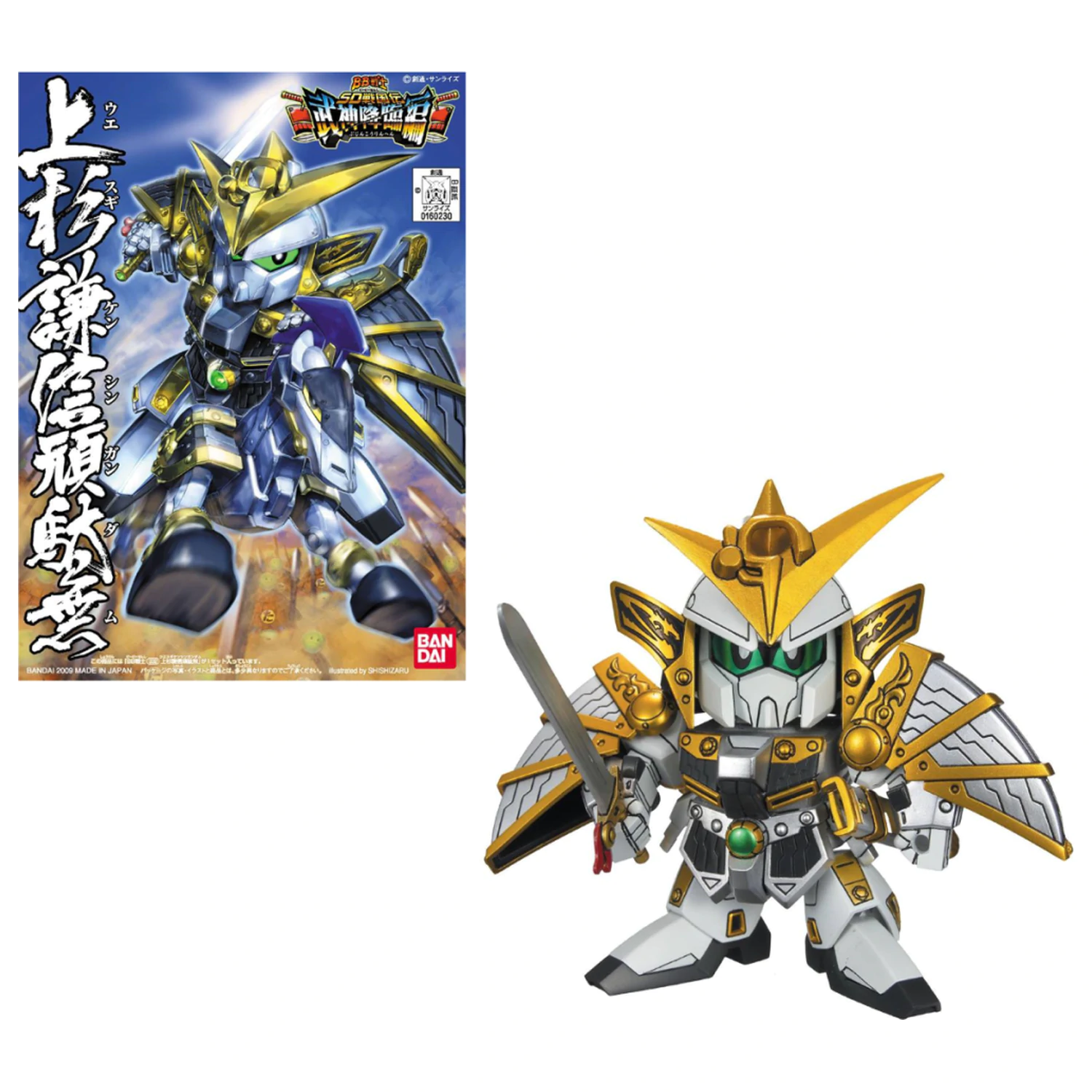 GUNDAM BB332 Uesugi Kenshin Gundam Model Kit fotografii produktu