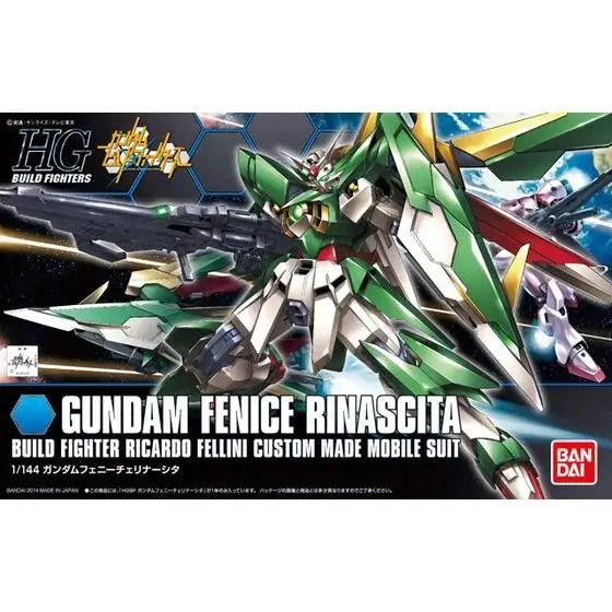 Gundam Build Fighters Gundam Fenice Rinascita figurka fotografii produktu