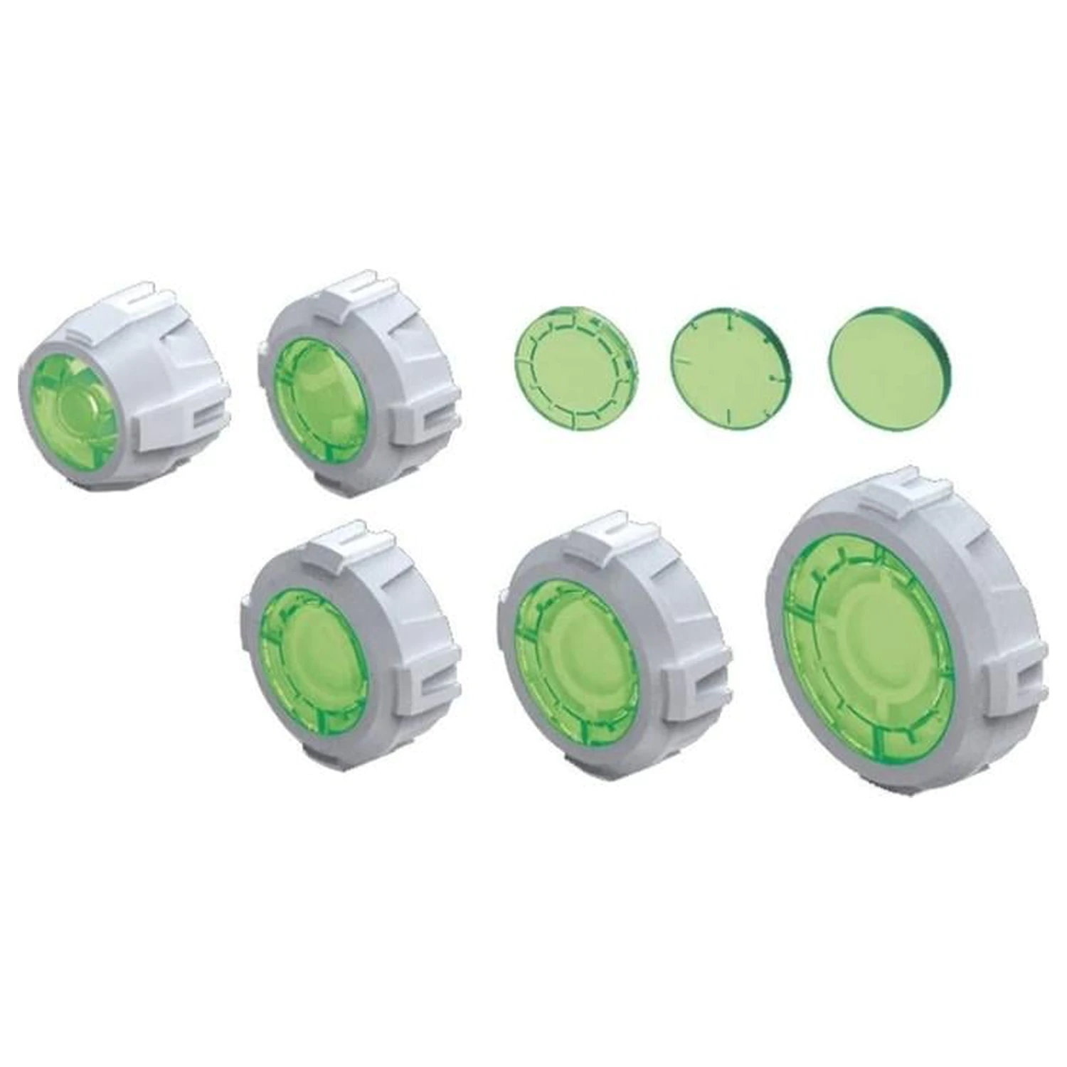 Gundam Builders Parts HD Sight Lens Green Model Kit balíček příslušenství fotografii produktu