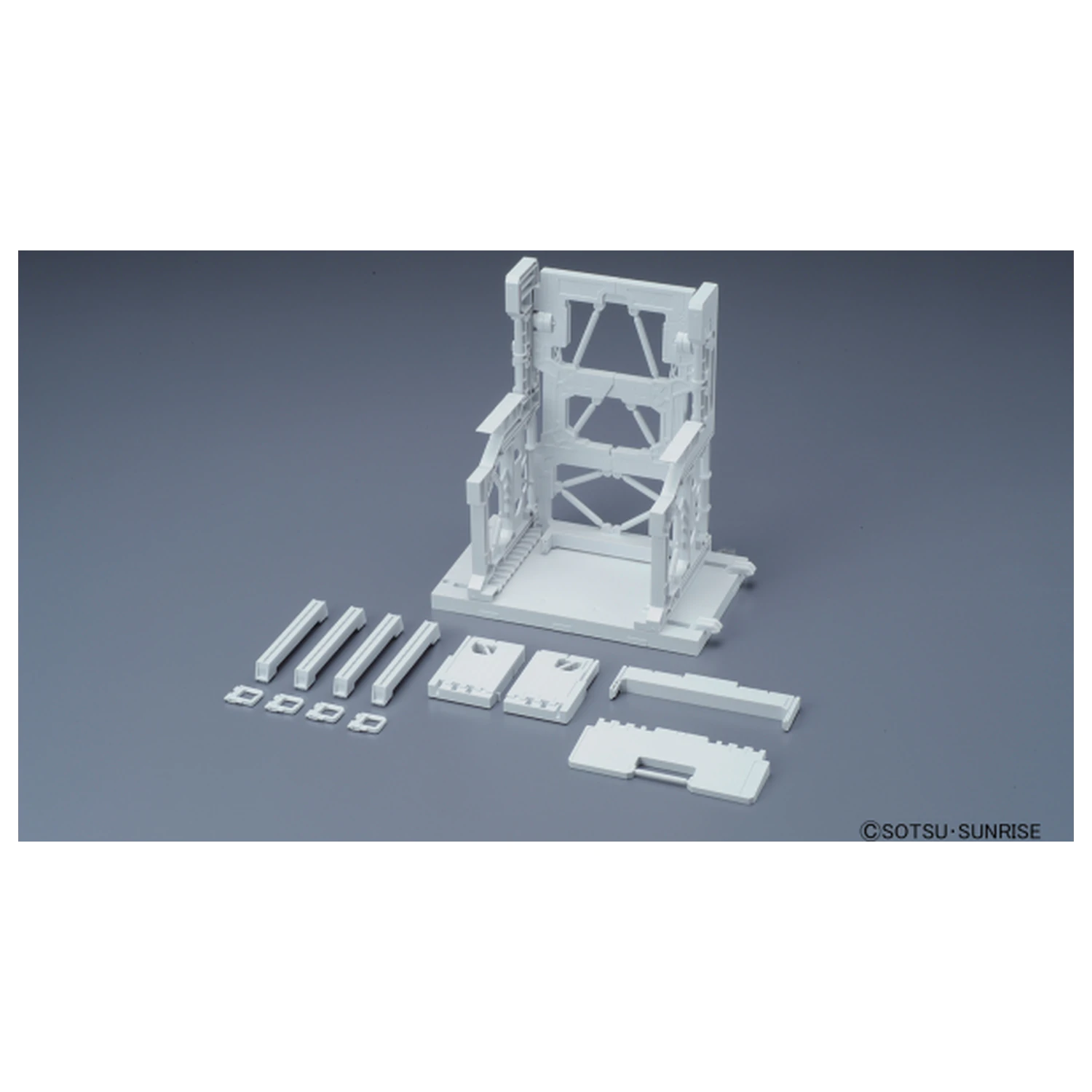 Gundam Builders Parts System Základna 001 bílá Modelová sada fotografii produktu