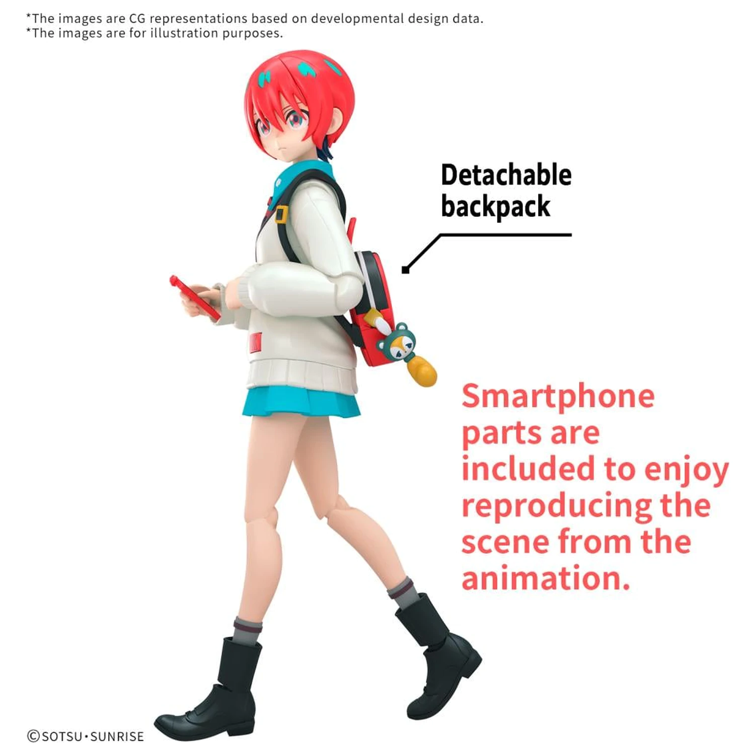 GUNDAM Figure-rise Standard Amate Yuzuriha GquuuuuuX Series fotografii produktu