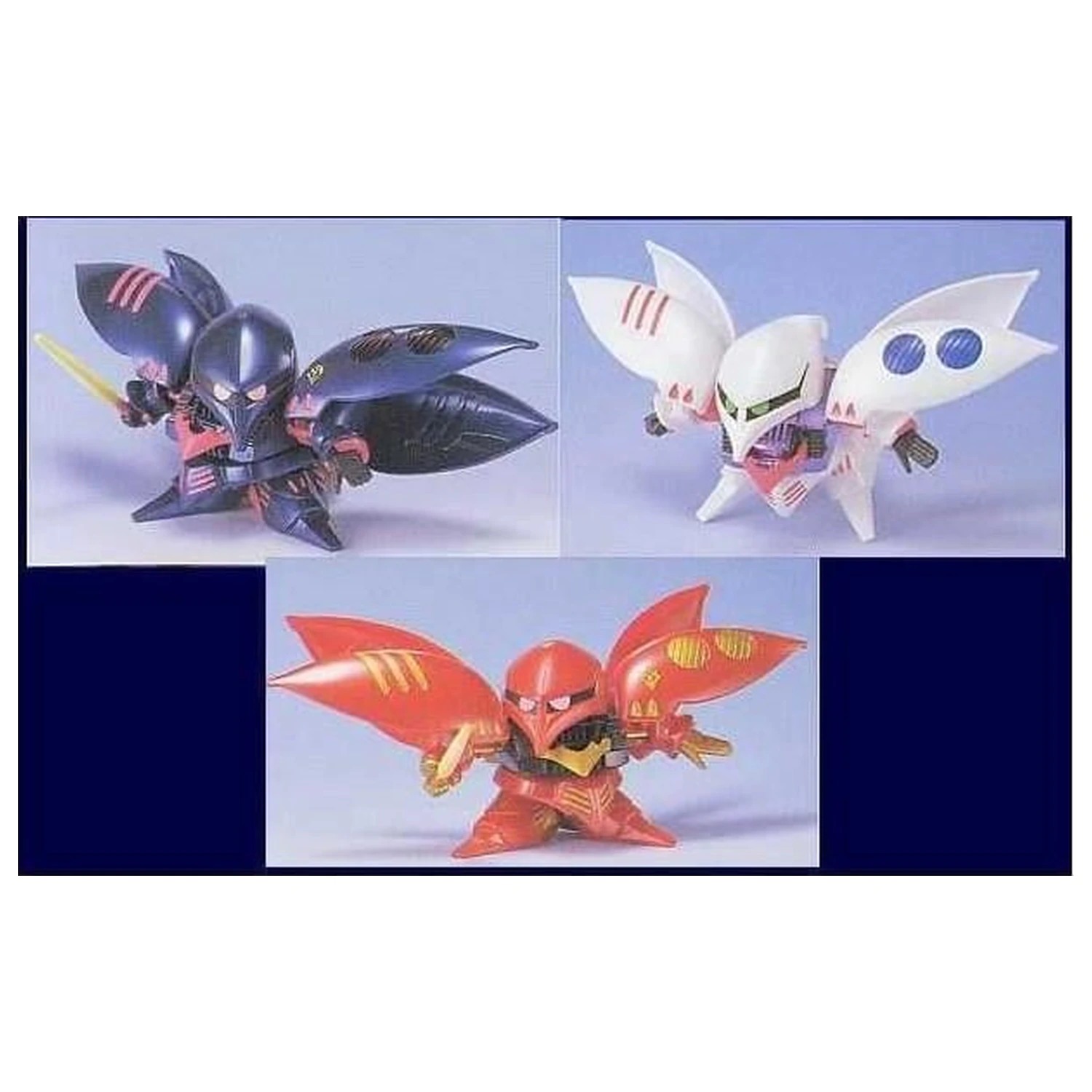 Gundam GG Qubeley Triple Collection plastikový model fotografii produktu