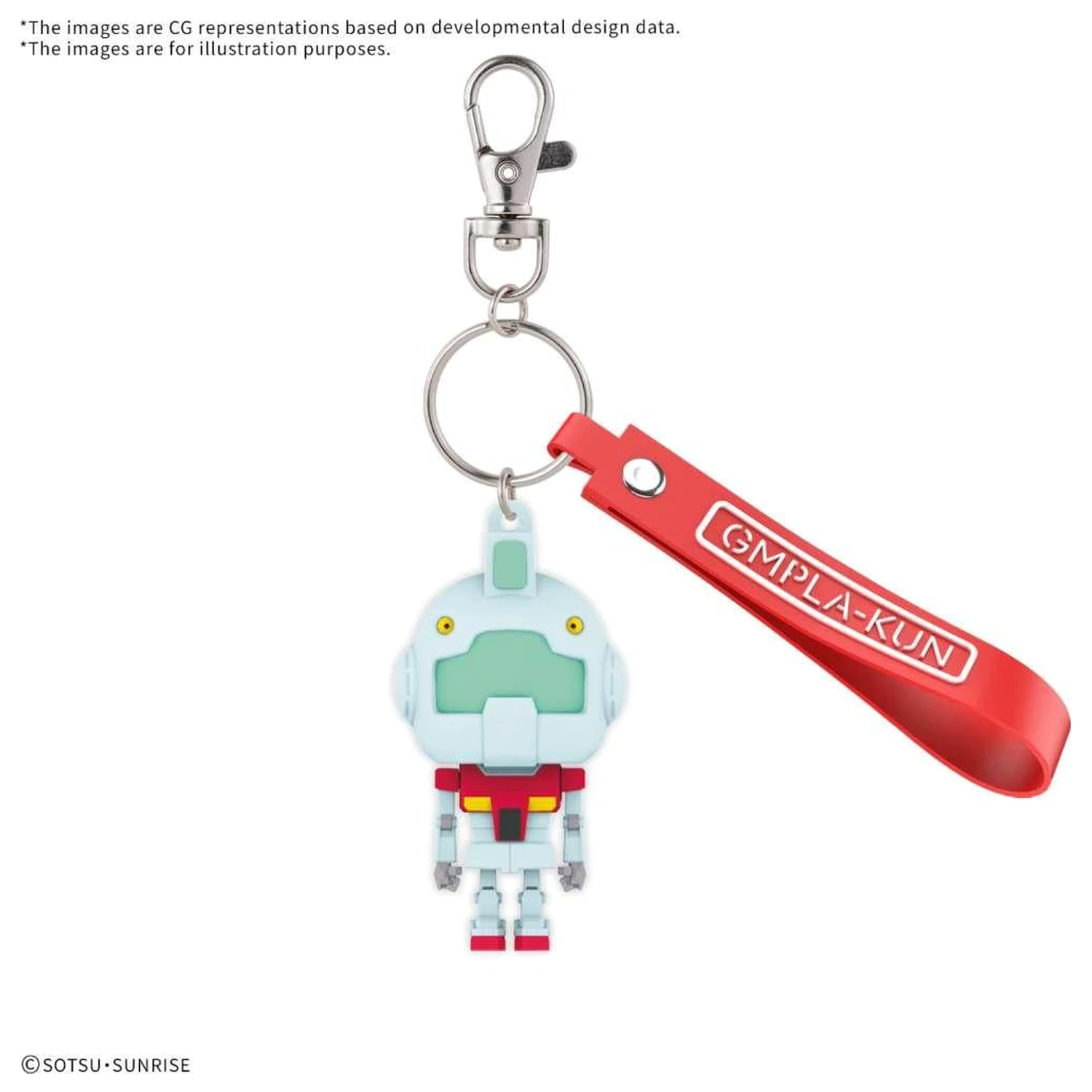 GUNDAM GP01 Gundam GP01 Gunpla-Kun 3D Gumový Maskot Klíčenka fotografii produktu