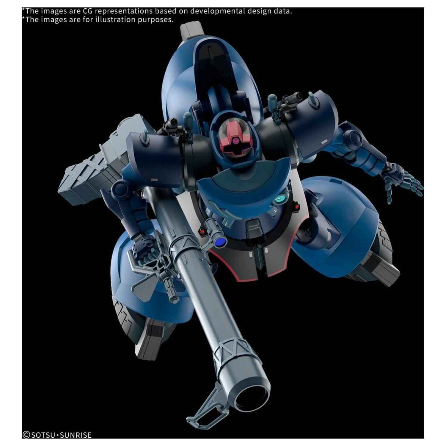 GUNDAM HG 1/144 Challia’s Rick Dom (GQ) Model Stavebnice fotografii produktu
