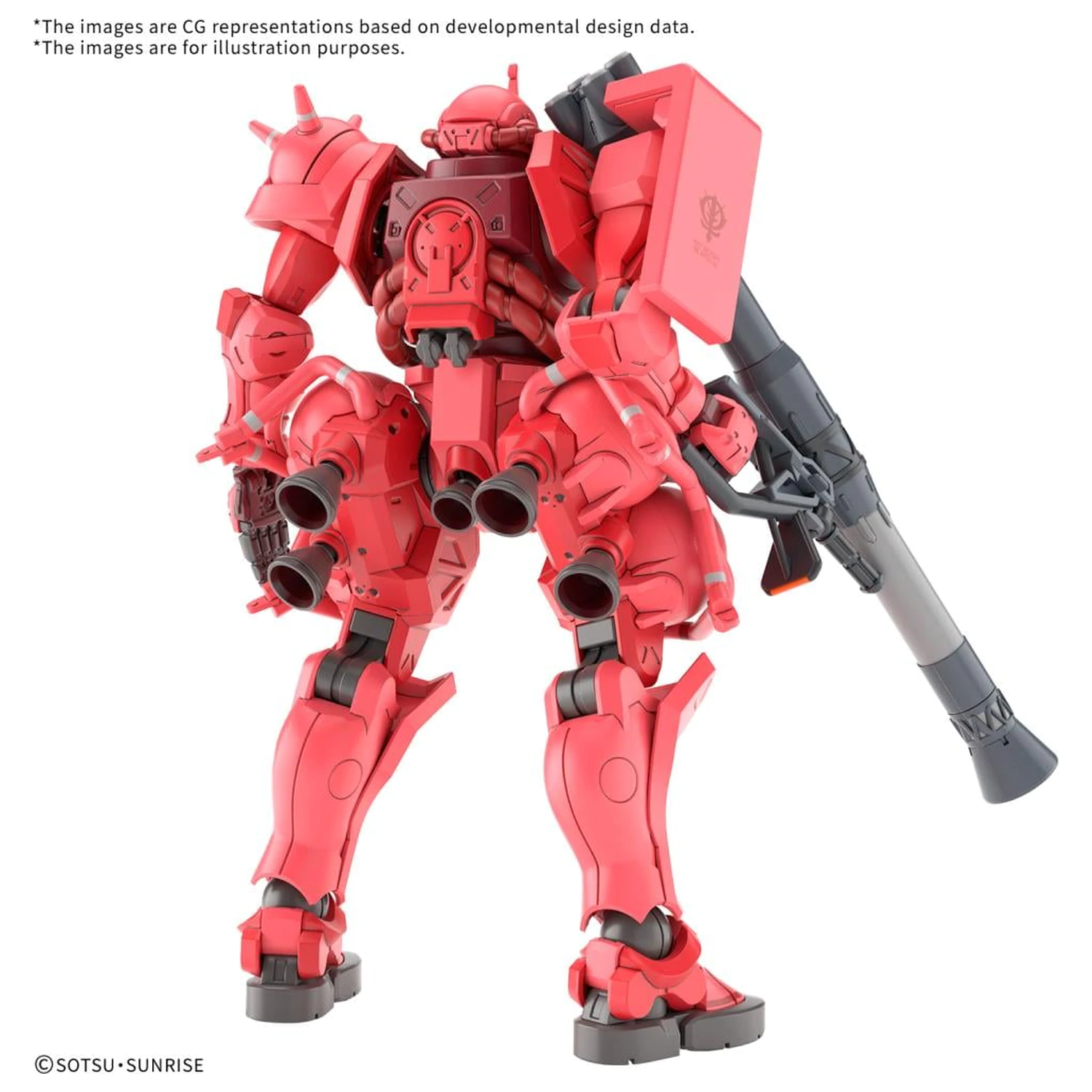 GUNDAM HG 1/144 Char's Zaku (GQ) modelová stavebnice fotografii produktu