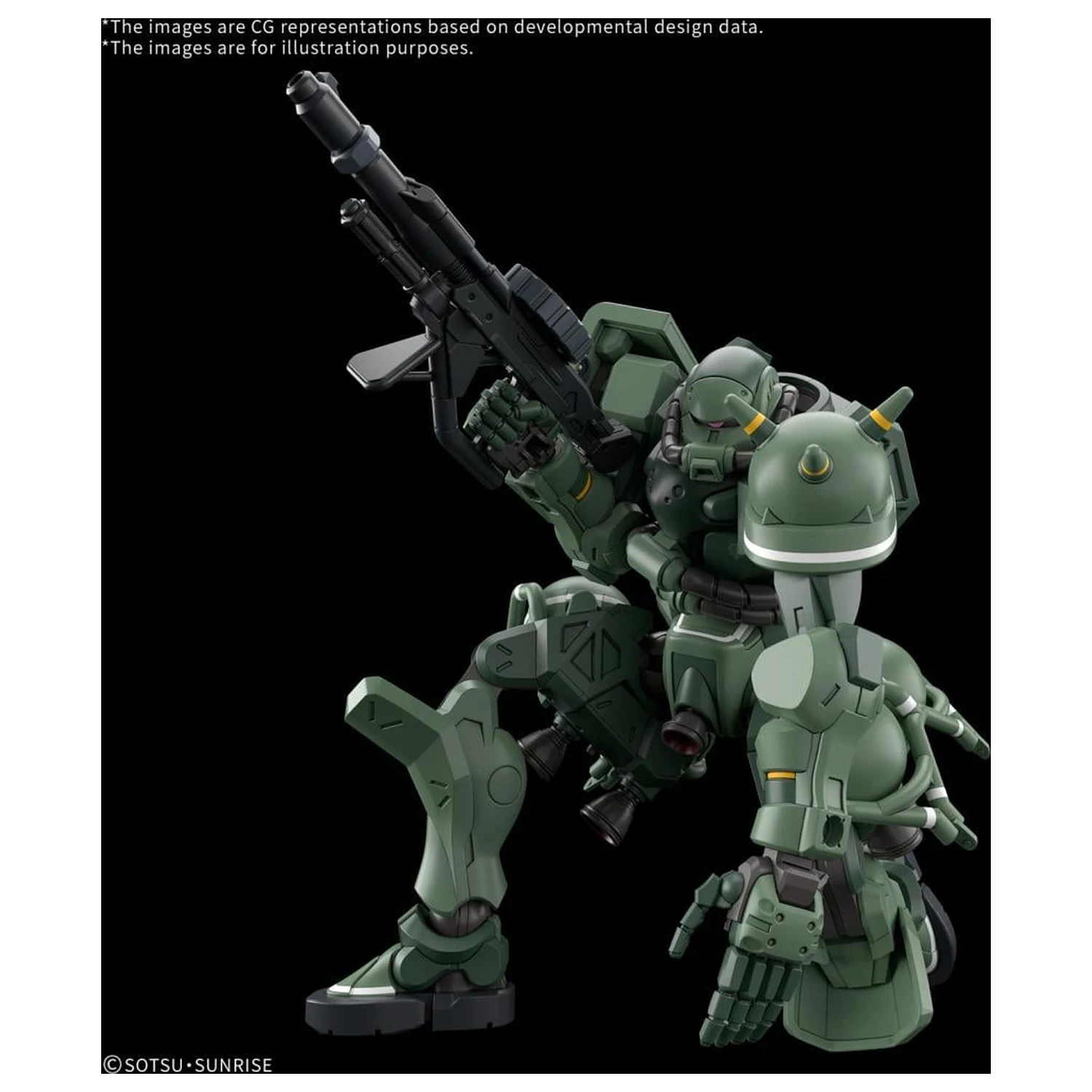 GUNDAM HG 1/144 Zaku (GQ) Model Kit fotografii produktu
