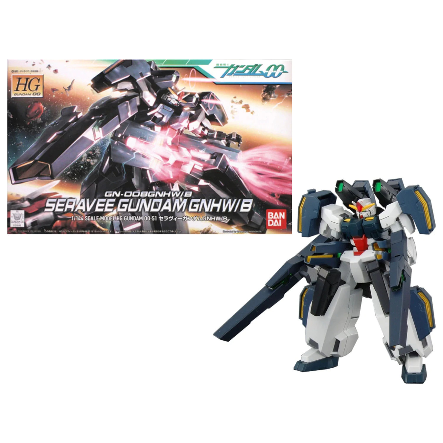 Gundam HG 1/44 Seravee Gundam GNHW/B Model Kit 13 cm fotografii produktu