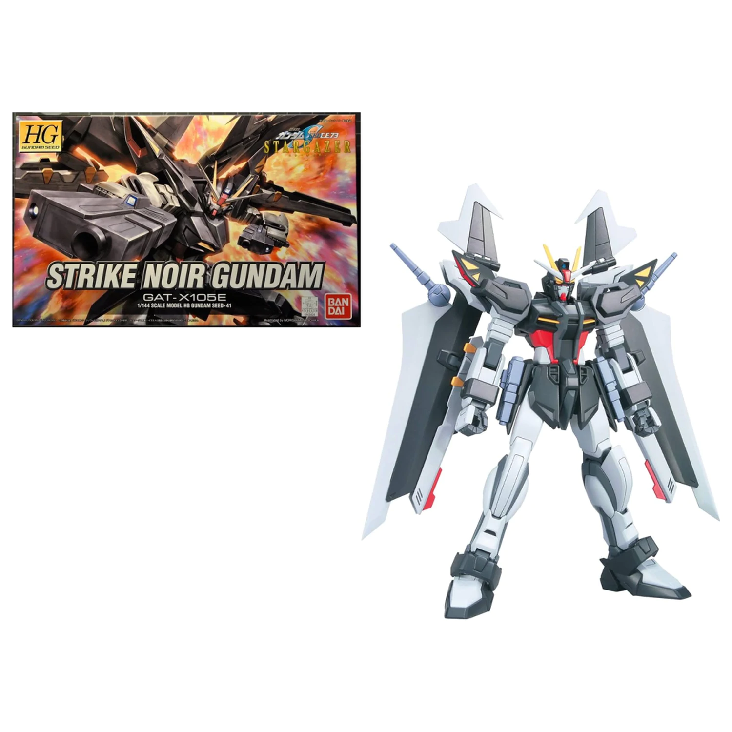 GUNDAM HG Strike Noir Gundam 1/144 model stavebnice fotografii produktu