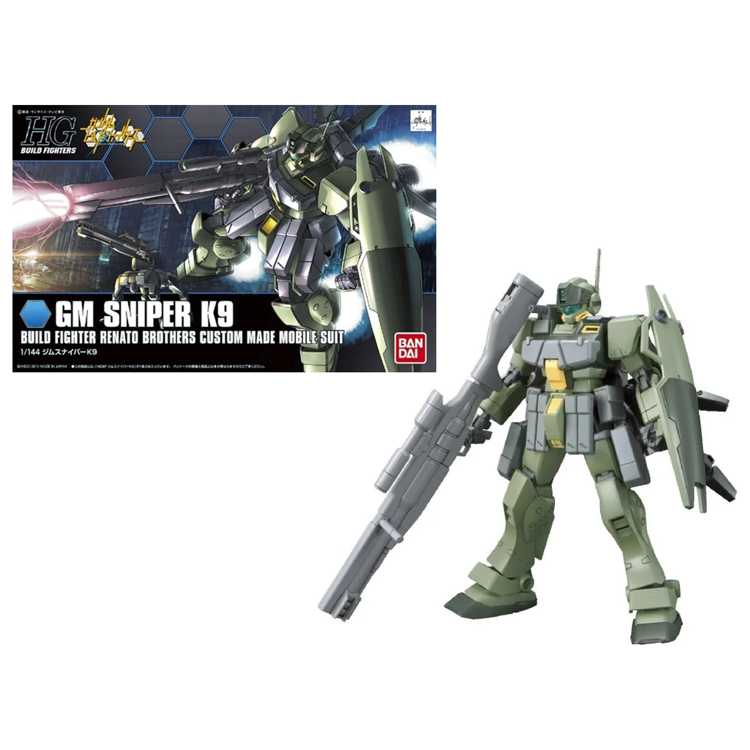 Gundam HGBF GM Sniper K9 1/144 Modelová stavebnice fotografii produktu