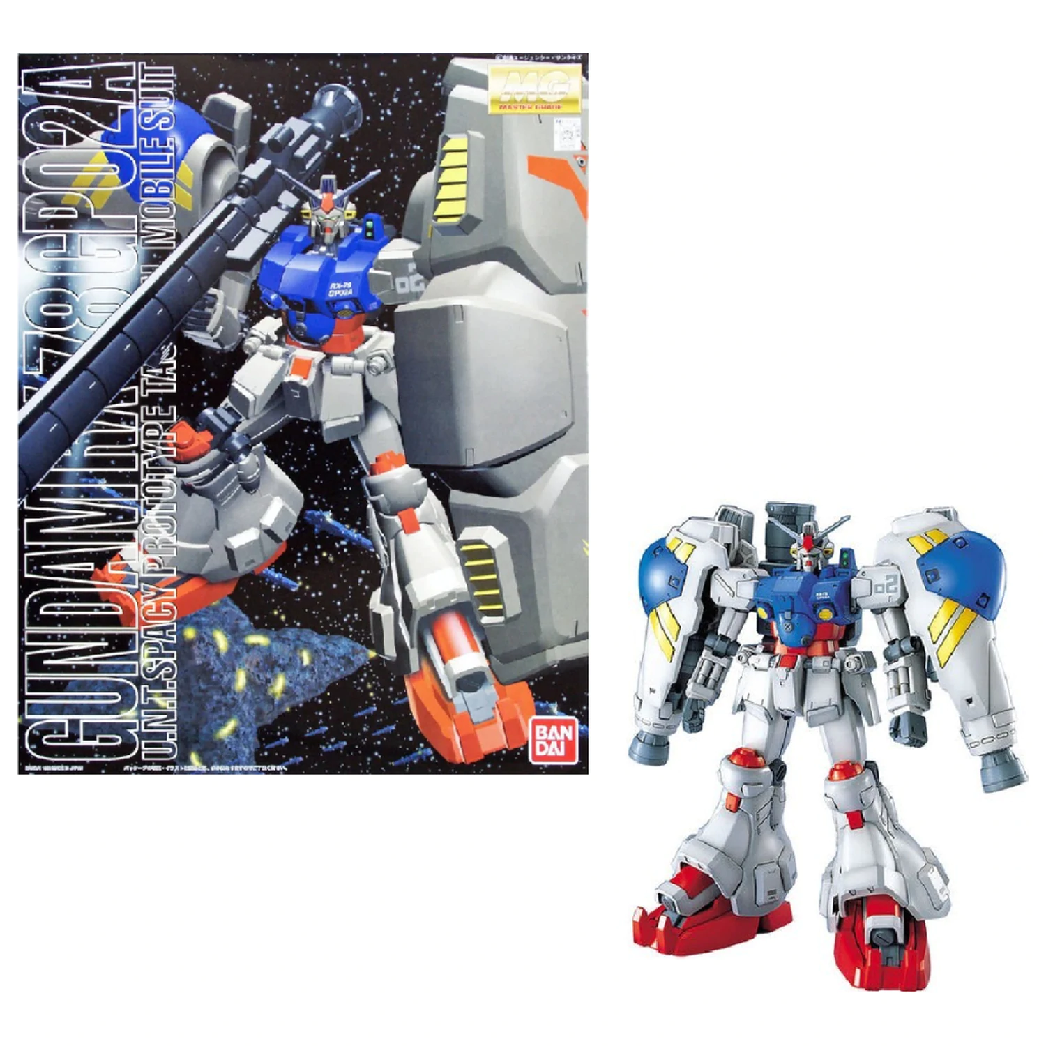 GUNDAM model stavebnice Master Grade Gundam GP-02A 18 cm fotografii produktu