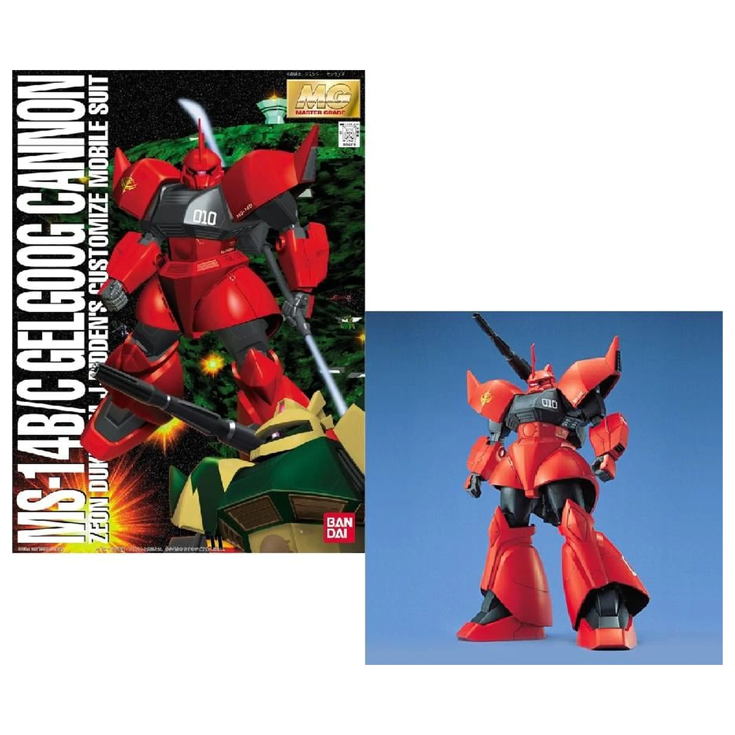 Gundam MG 1/100 Gelgoog Cannon Model Kit fotografii produktu