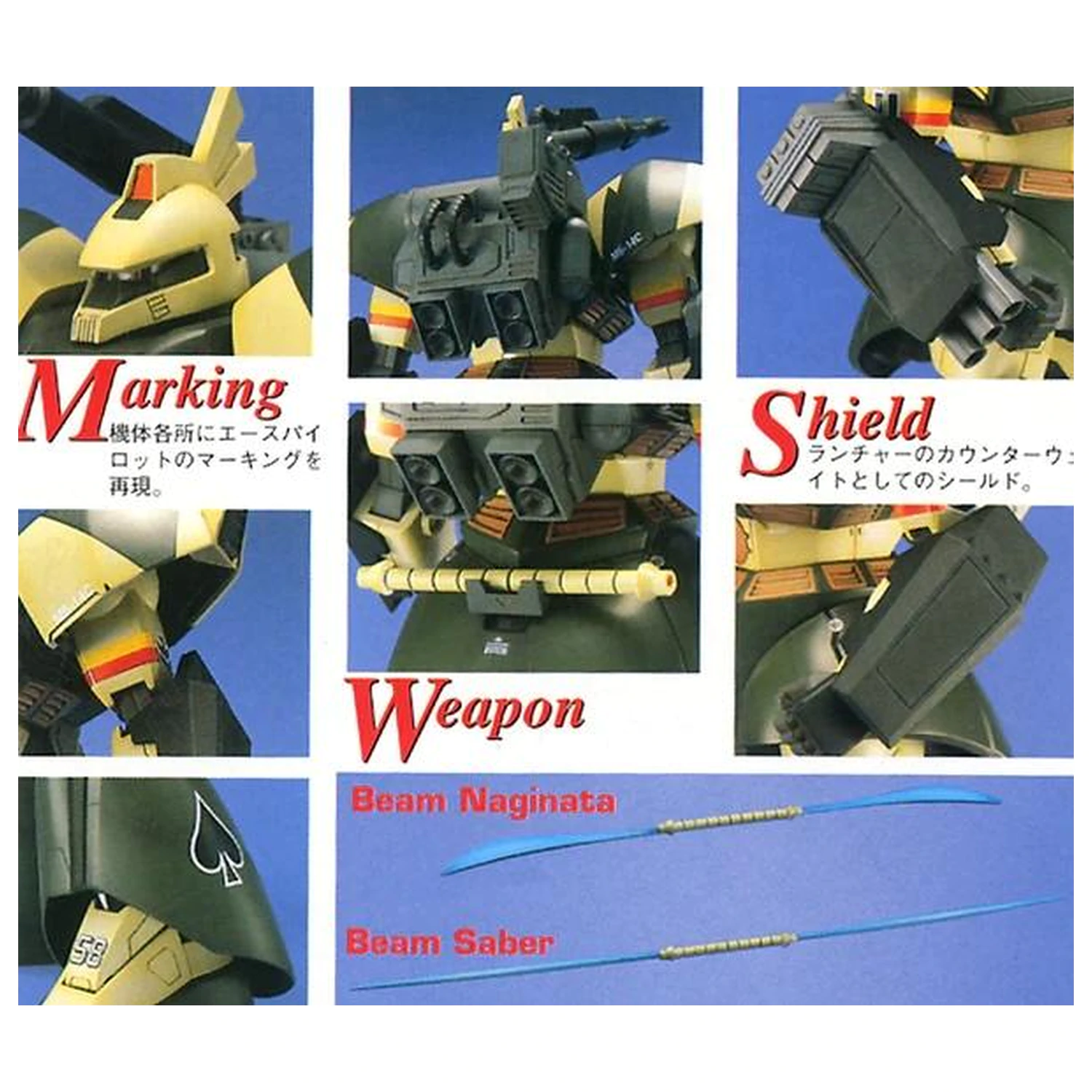 Gundam MG 1/100 Gelgoog Cannon Model Kit fotografii produktu