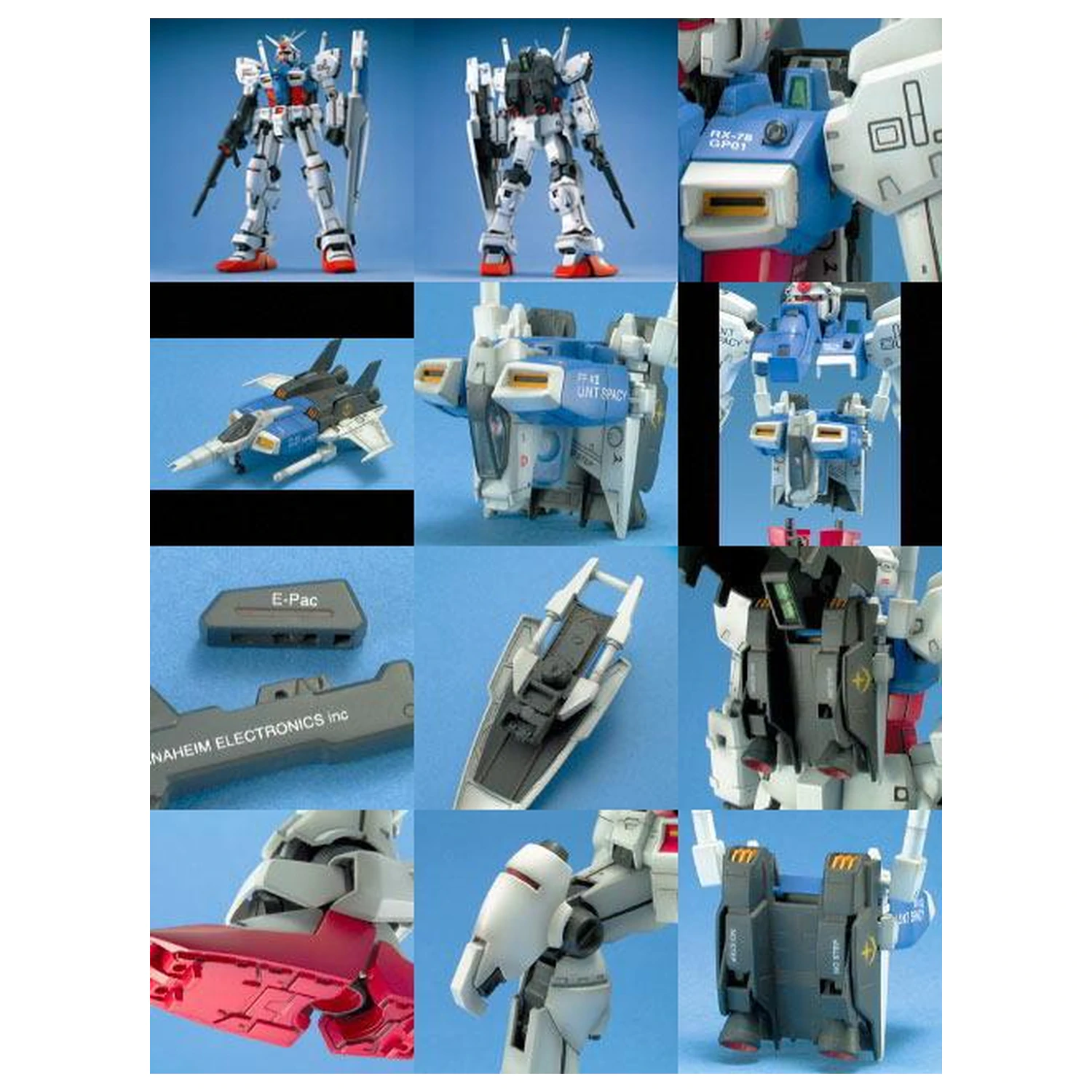 Gundam MG 1/100 Gundam GP01 Modelová sada fotografii produktu