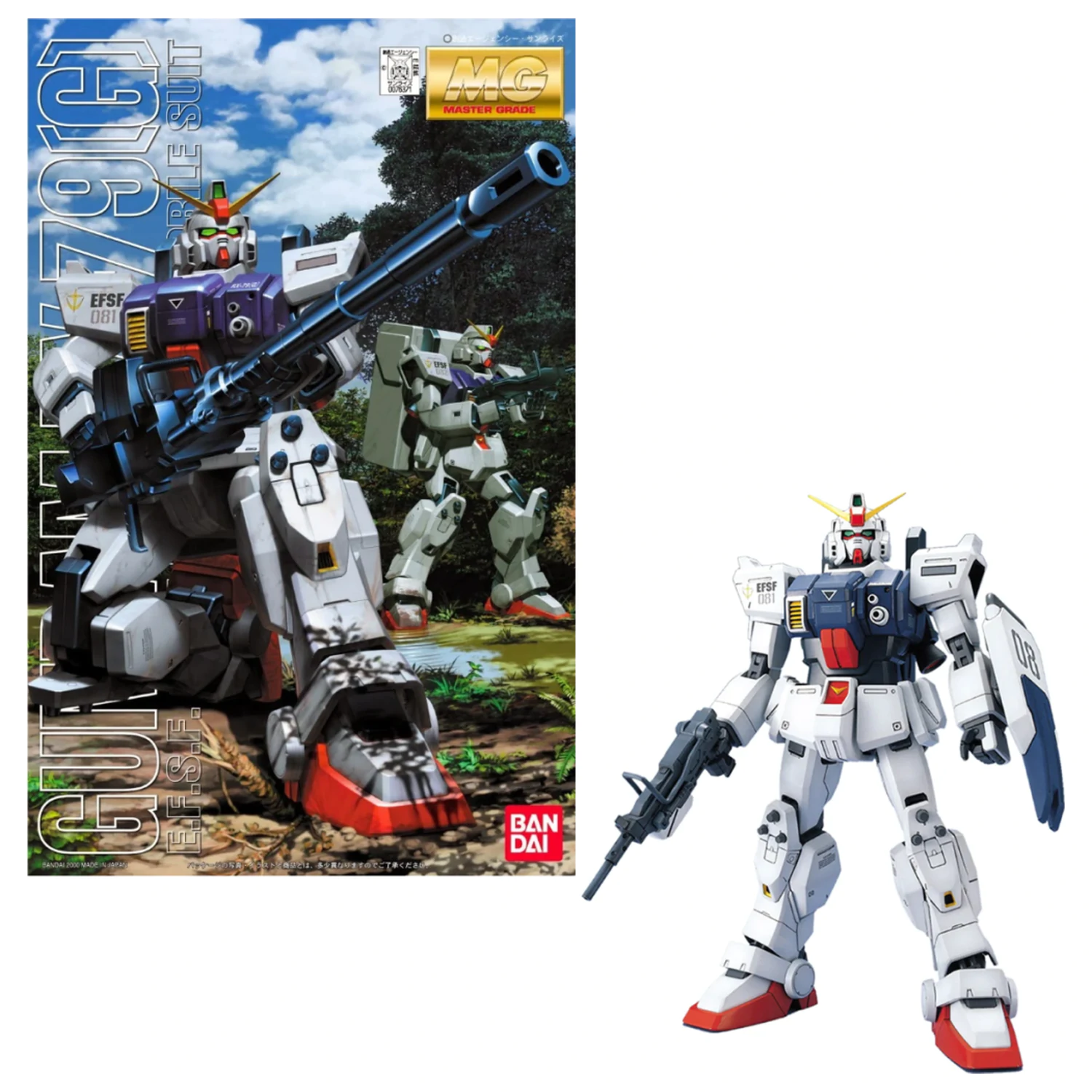 Gundam MG 1/100 Gundam RX-79(G) model kit fotografii produktu