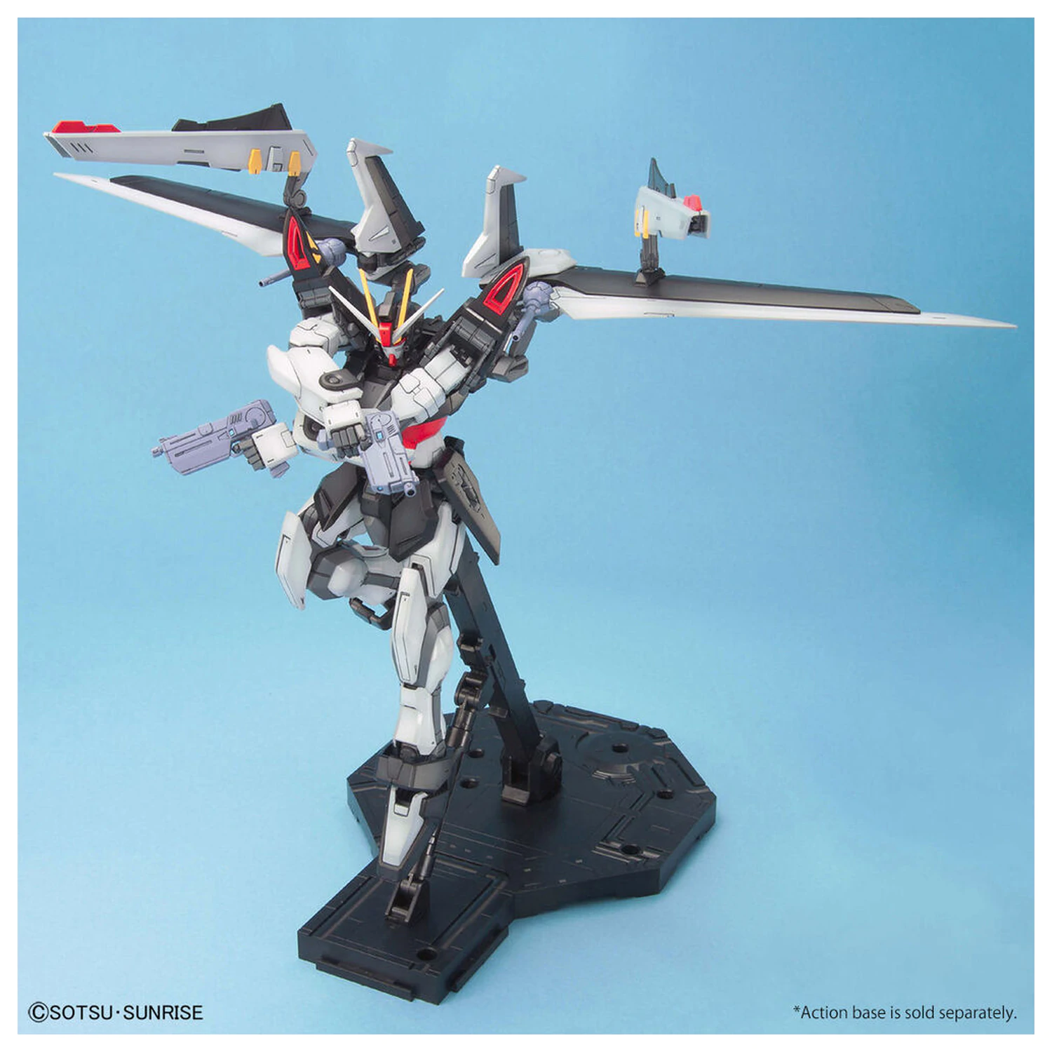 Model Kit MG 1/100 Strike Noir Gundam fotografii produktu