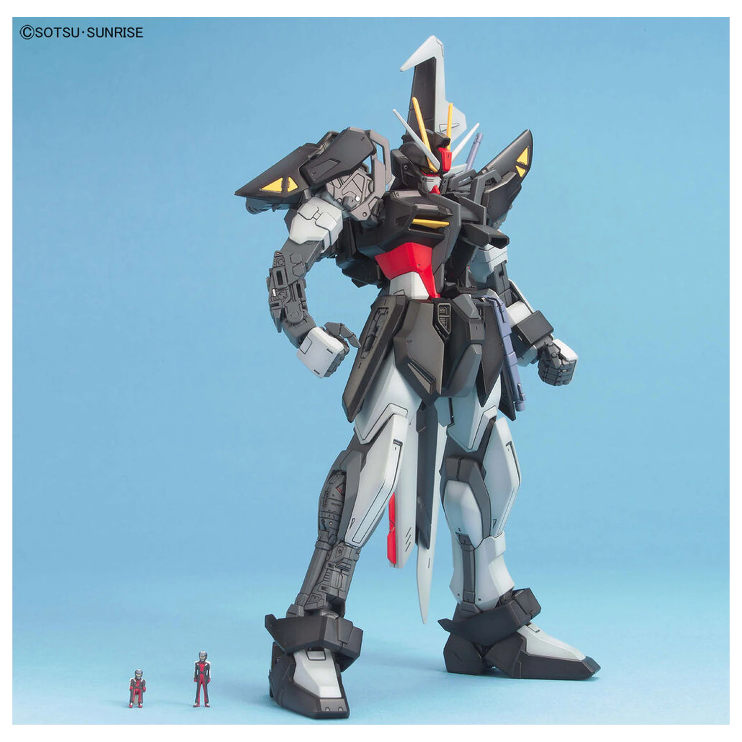 Model Kit MG 1/100 Strike Noir Gundam fotografii produktu
