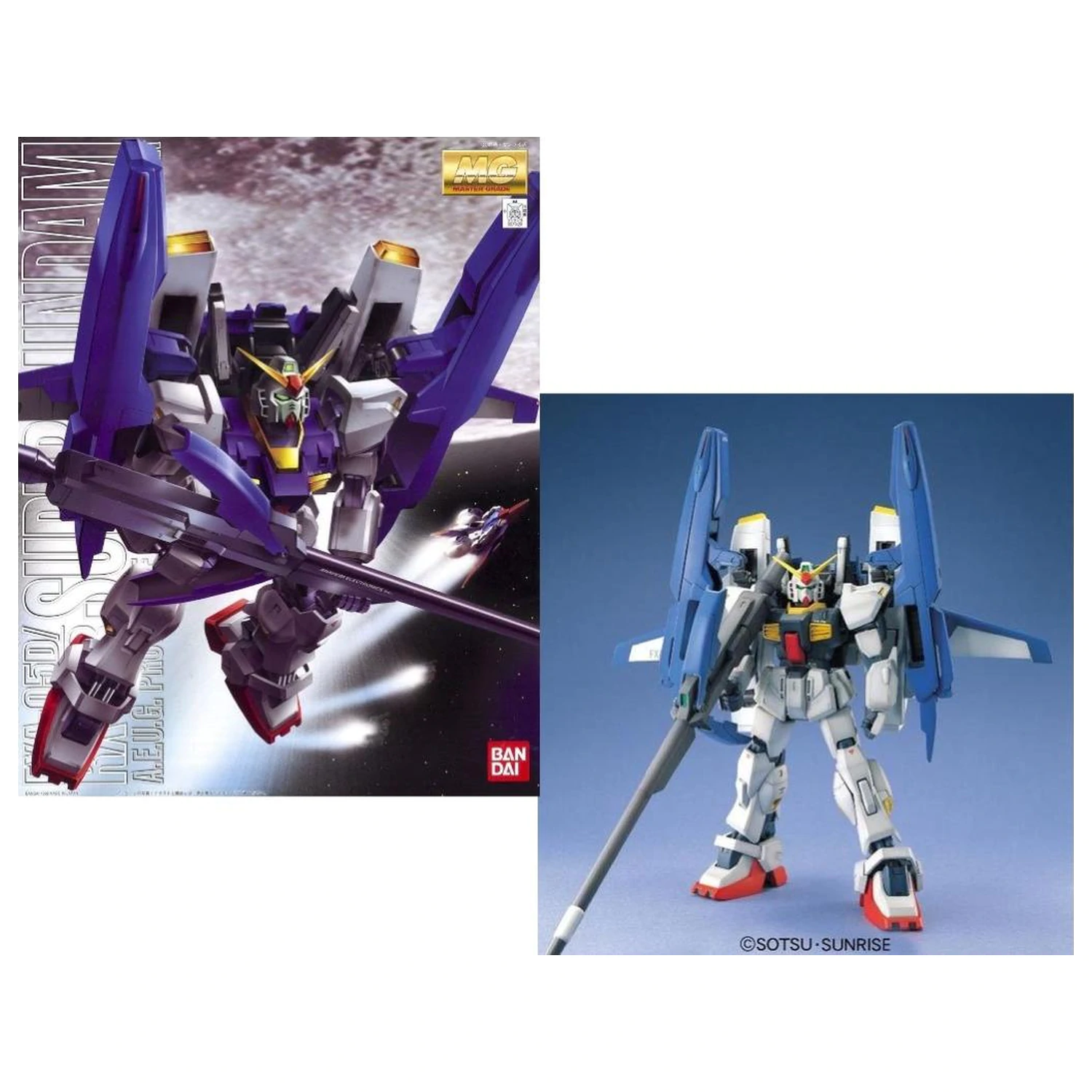 Gundam MG 1/100 Super Gundam Plastikový model fotografii produktu