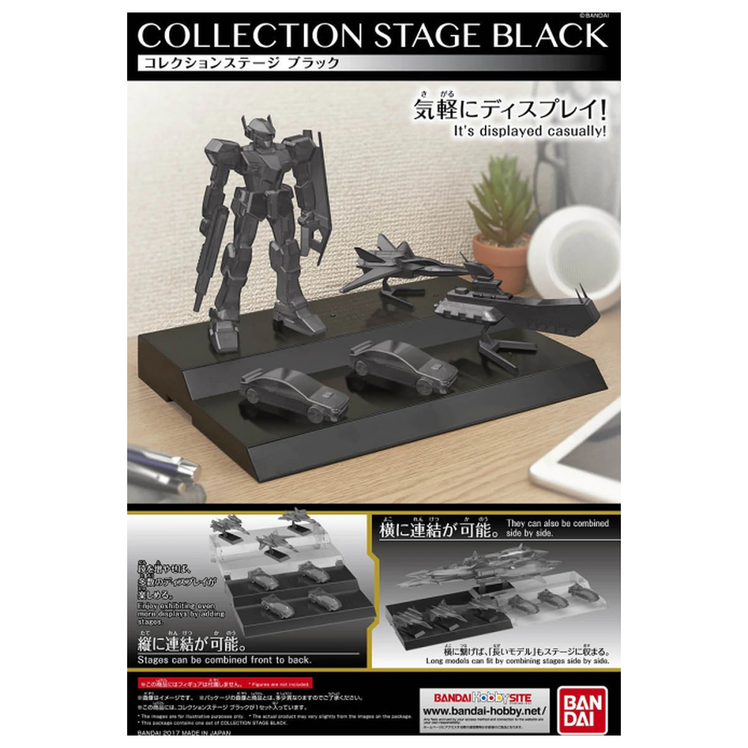 Gundam Model Kit Kolekce Stojan Černý fotografii produktu