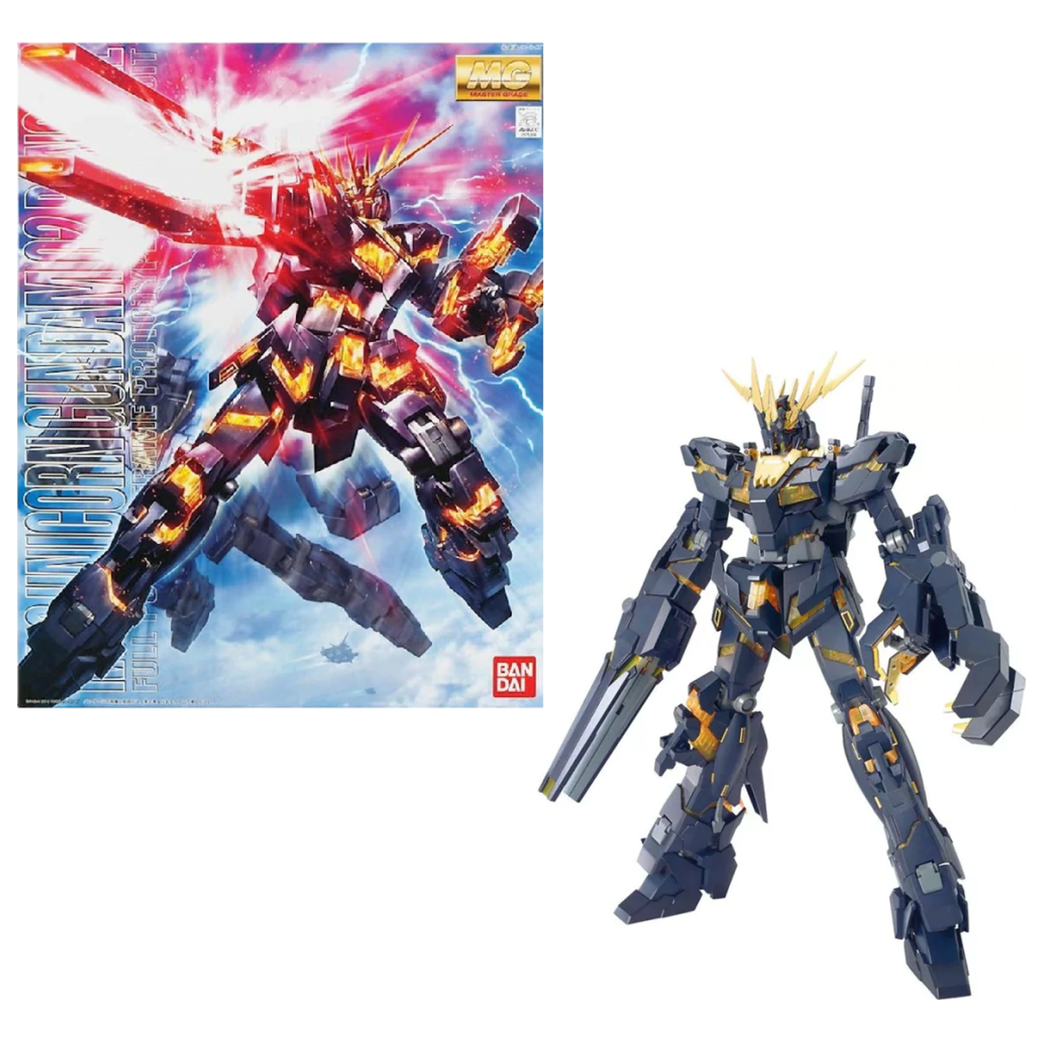 Gundam model kit Master Grade Unicorn Gundam 02 Banshee 18 cm fotografii produktu