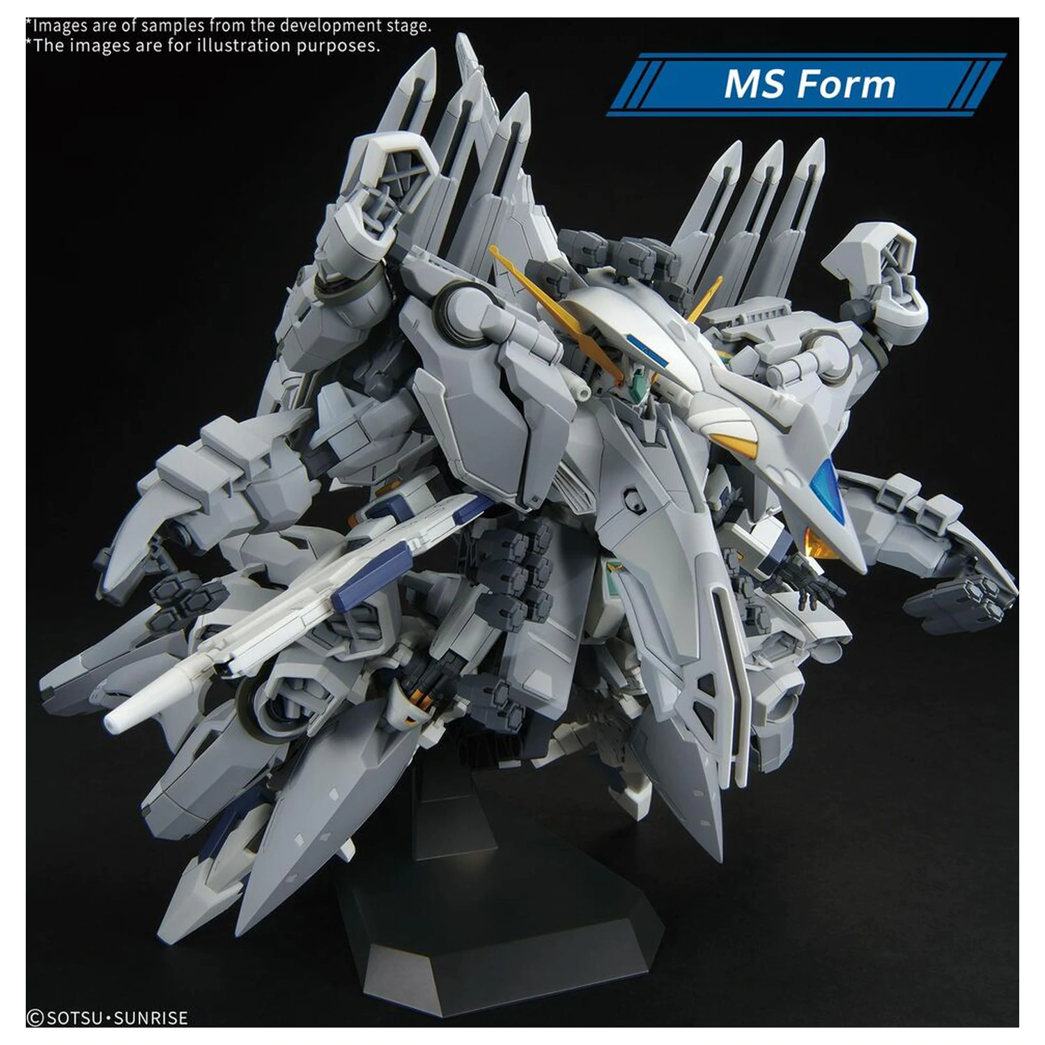 Gundam MSG: Hathaway: The Sorcery of Nymph Circe HG 1/144 Alyzeus model kit 25 cm fotografii produktu