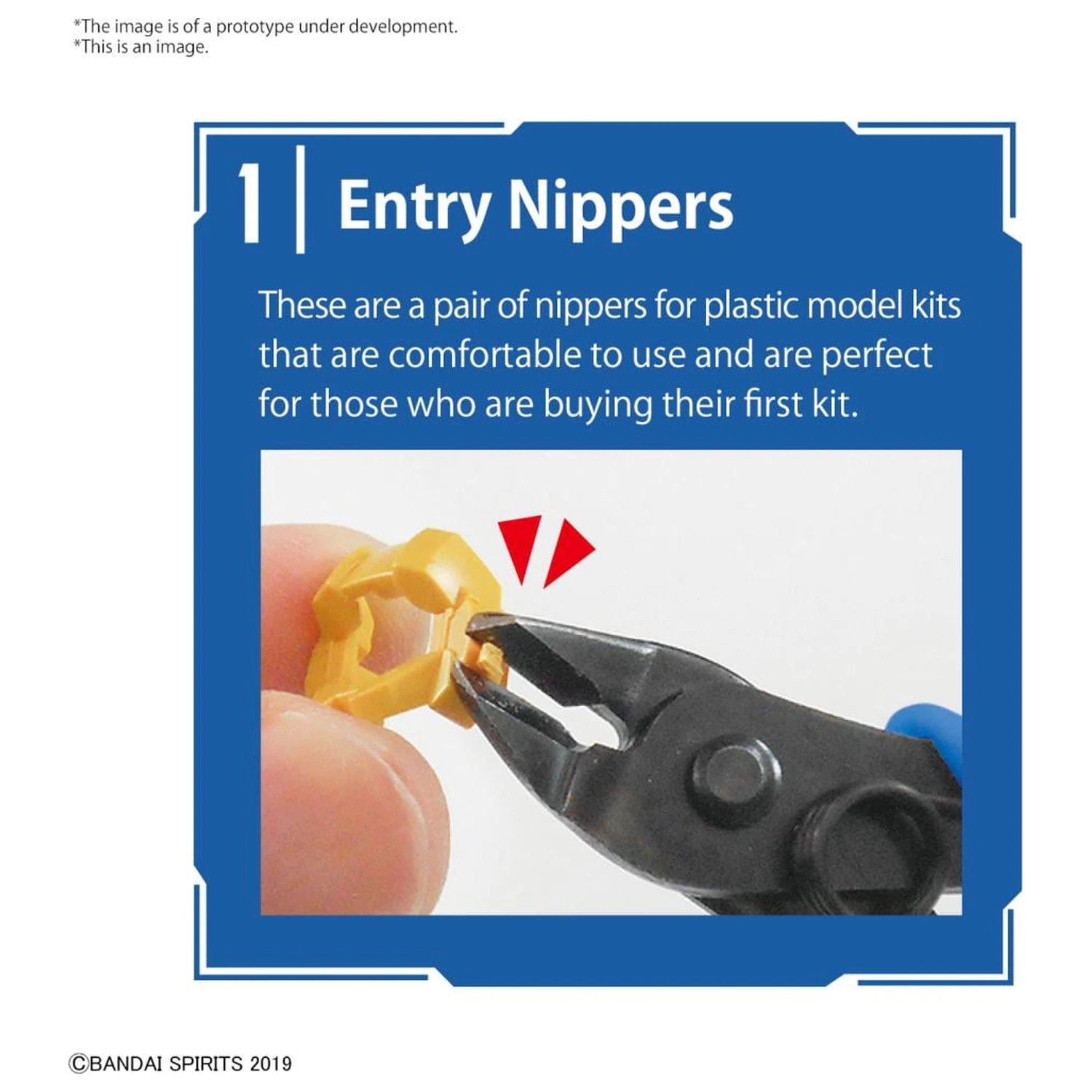 Gundam Nipper Bandai Spirits Entry Tool Set Model Kit fotografii produktu