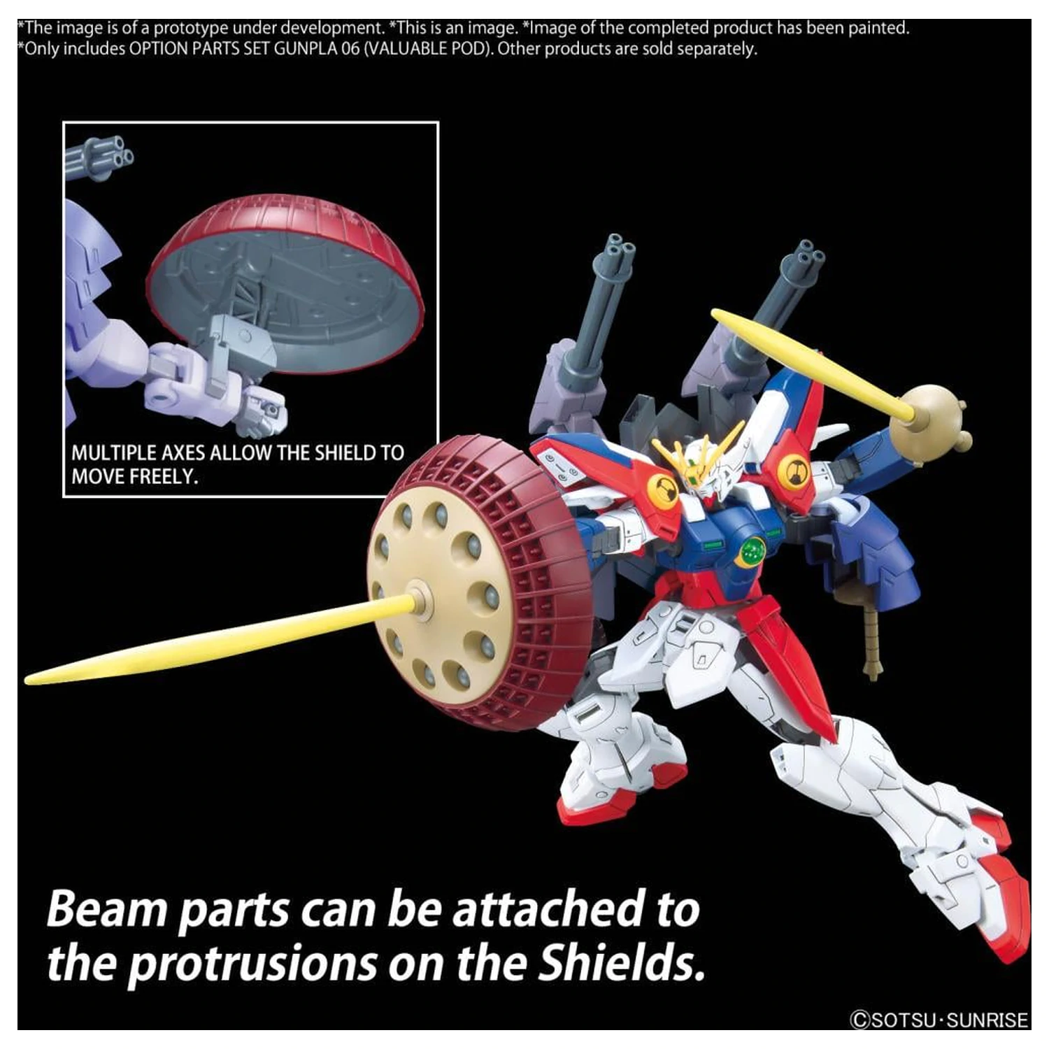 Gundam Doplňkové díly Set Gunpla 06 (Valuable Pod) Model stavebnice fotografii produktu