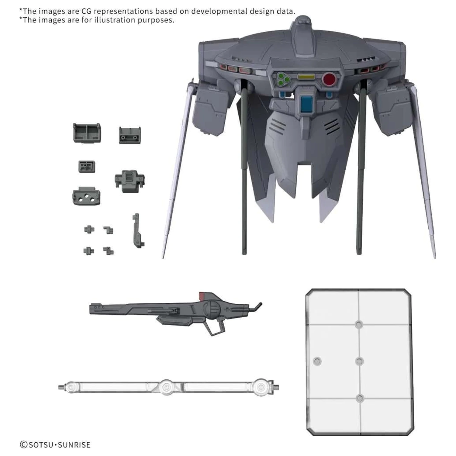 GUNDAM VOLITELNÁ SADA DÍLŮ GUNPLA 15 (Cavalier AiFRiD) Modelová stavebnice fotografii produktu