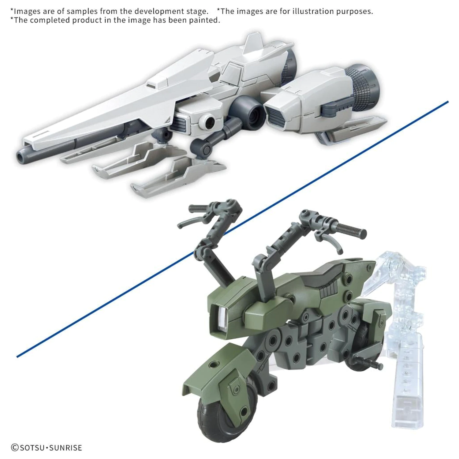 Gundam Option Parts Set Gunpla 20 (Ride-on Set) model kit fotografii produktu