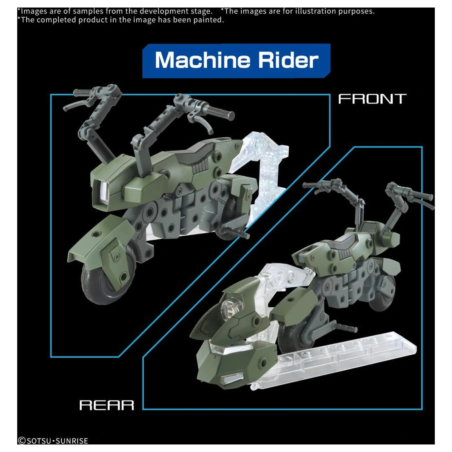 Gundam Option Parts Set Gunpla 20 (Ride-on Set) model kit fotografii produktu