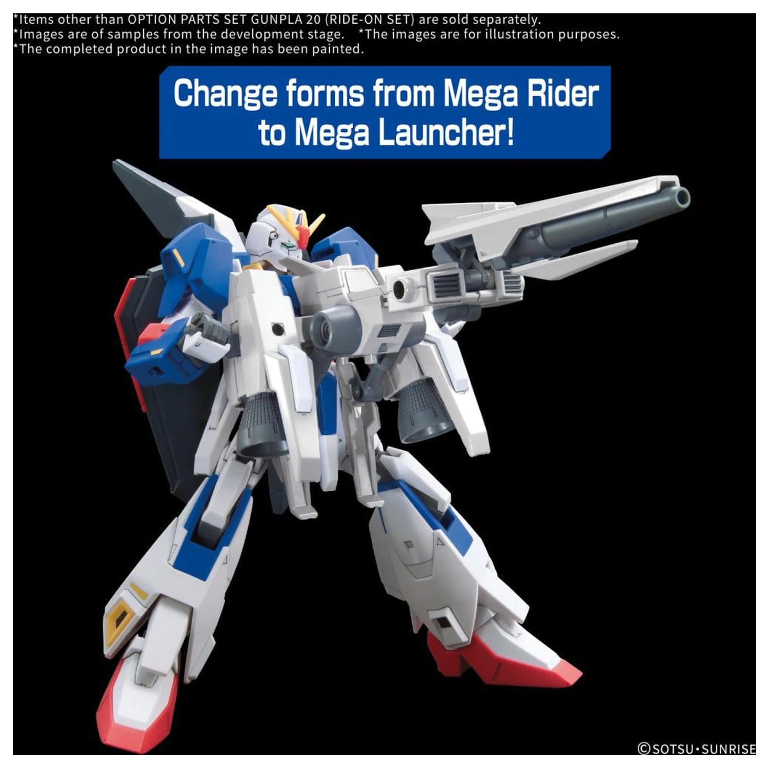 Gundam Option Parts Set Gunpla 20 (Ride-on Set) model kit fotografii produktu
