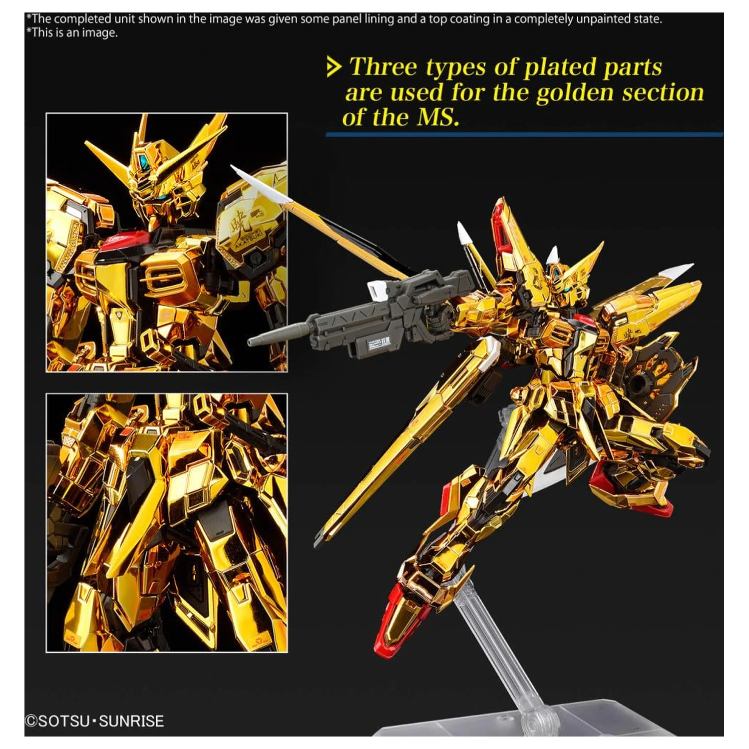 Gundam RG 1/144 Akatsuki Gundam Oowashi Unit modelová stavebnice fotografii produktu