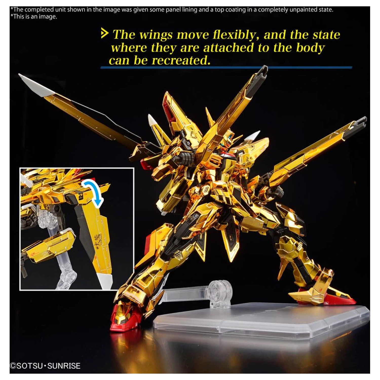 Gundam RG 1/144 Akatsuki Gundam Oowashi Unit modelová stavebnice fotografii produktu